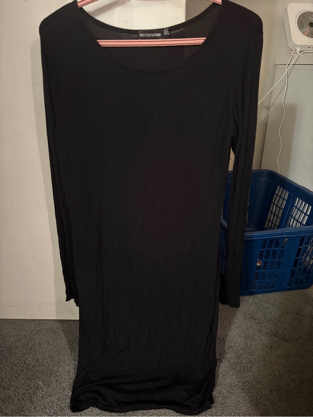 PrettyLittleThing Black Bodycon Dress